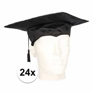 24 geslaagd / afstudeerhoedjes / petten voor volwassenen