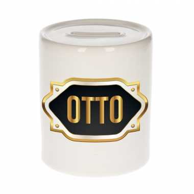 Otto naam / voornaam kado spaarpot met embleem