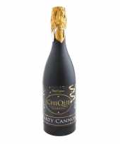 Confetti kanon housewarming champagnefles 30 cm