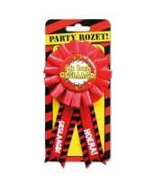 Feest rozet geslaagd